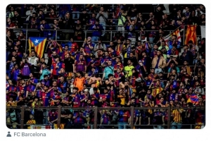 华体会首选平台-伊尼戈社媒晒巴萨球迷：别人看到的是终点，我们看到归来的起点